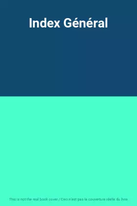 Couverture du produit · Index Général