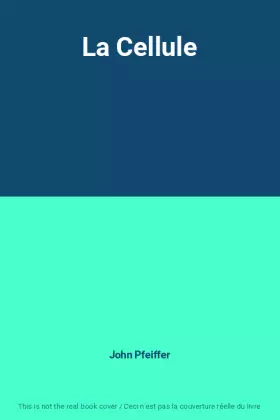 Couverture du produit · La Cellule