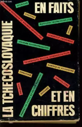 Couverture du produit · LA TCHECOSLOVAQUIE EN FAITS ET EN CHIFFRE