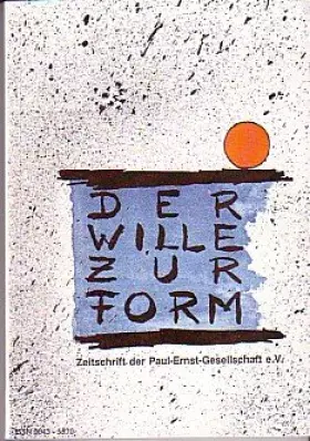 Couverture du produit · Der Wille zur Form.