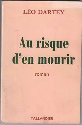 Couverture du produit · Au risque d"'en mourir