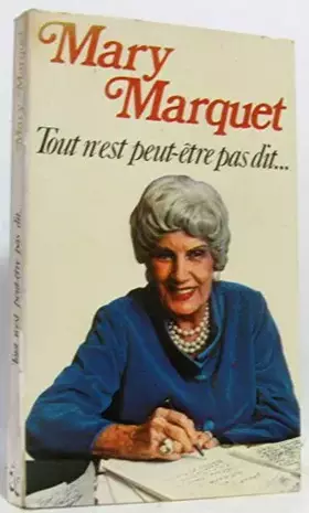 Couverture du produit · Tout n'est peut etre pas dit