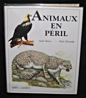 Couverture du produit · Animaux en péril