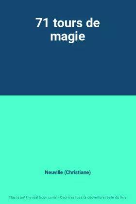 Couverture du produit · 71 tours de magie