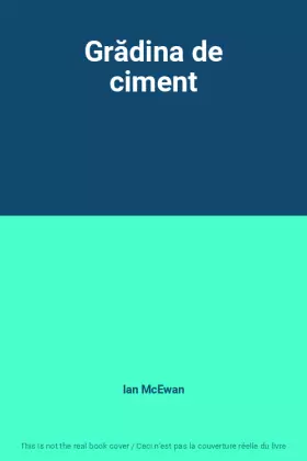 Couverture du produit · Grădina de ciment