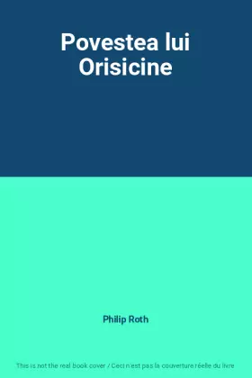 Couverture du produit · Povestea lui Orisicine