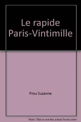 Couverture du produit · Le rapide Paris-Vintimille