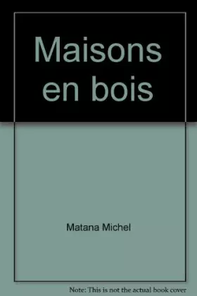 Couverture du produit · Maisons en bois