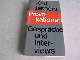 Couverture du produit · Provokationen Gespräche und Interviews