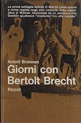 Couverture du produit · Giorni con Bertolt Brecht