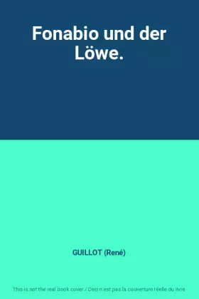Couverture du produit · Fonabio und der Löwe.