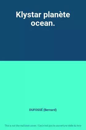 Couverture du produit · Klystar planète ocean.
