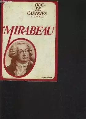 Couverture du produit · Mirabeau ou l'échec du destin
