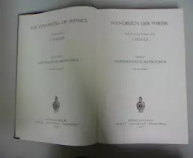 Couverture du produit · Handbuch der Physik. Band II: Mathematische Methoden II (Mathematical methods II)