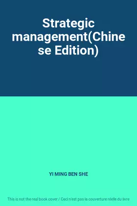 Couverture du produit · Strategic management(Chinese Edition)