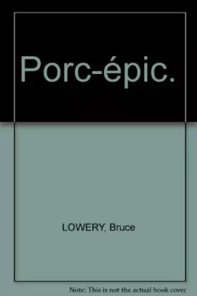 Couverture du produit · Porc-épic.