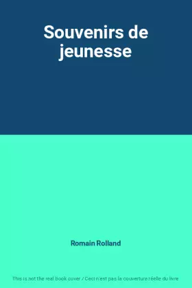 Couverture du produit · Souvenirs de jeunesse