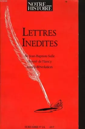 Couverture du produit · Lettres inédites