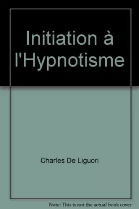 Couverture du produit · Initiation à l'Hypnotisme