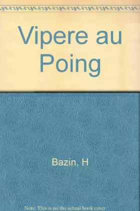 Couverture du produit · Vipere au Poing
