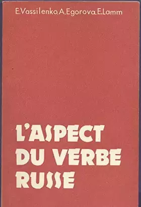 Couverture du produit · L'ASPECT DU VERBE RUSSE