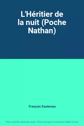 Couverture du produit · L'Héritier de la nuit (Poche Nathan)