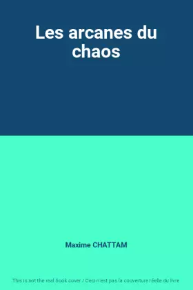 Couverture du produit · Les arcanes du chaos