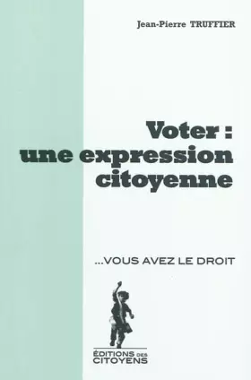 Couverture du produit · Voter : une expression citoyenne