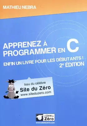 Couverture du produit · Apprenez à programmer en C - 2e édition
