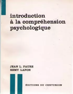 Couverture du produit · Introduction à la compréhension psychologique