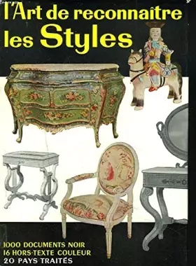 Couverture du produit · L'ART DE RECONNAITRE LES STYLES