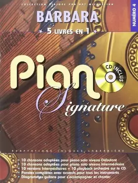 Couverture du produit · PIANO SIGNATURE + CD --- PIANO