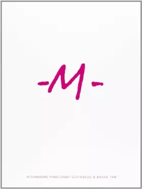 Couverture du produit · M --- CHANT, GUITARE OU PIANO