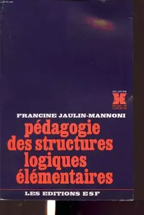 Couverture du produit · Pedagogie des structures logiques elementaires