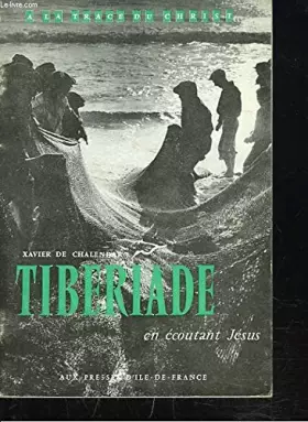 Couverture du produit · Tibériade En Écoutant Jésus