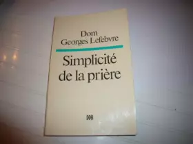 Couverture du produit · Simplicité de la prière.