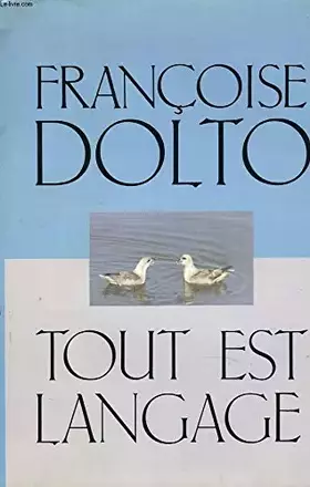 Couverture du produit · Tout est langage.