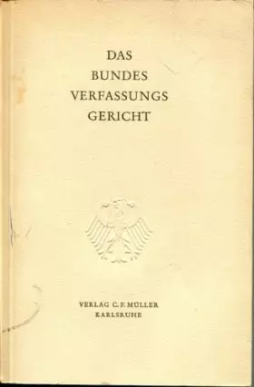 Couverture du produit · Das Bundes Verfassungs Gericht