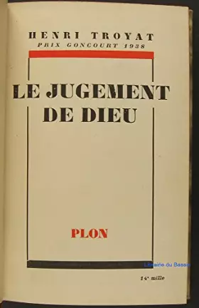 Couverture du produit · LE JUGEMENT DE DIEU