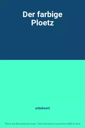 Couverture du produit · Der farbige Ploetz