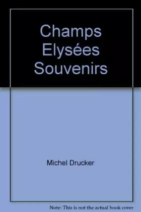 Couverture du produit · Champs Elysées Souvenirs