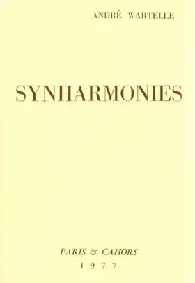 Couverture du produit · Synharmonies