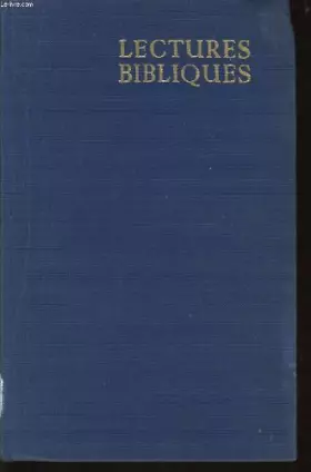Couverture du produit · LECTURE BIBLIQUE "L'histoire du salut"