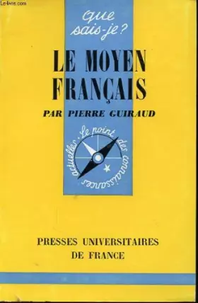 Couverture du produit · Le moyen francais
