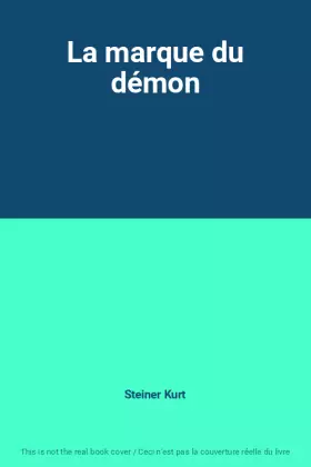 Couverture du produit · La marque du démon