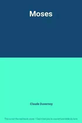 Couverture du produit · Moses