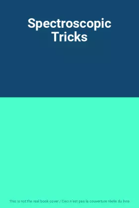 Couverture du produit · Spectroscopic Tricks