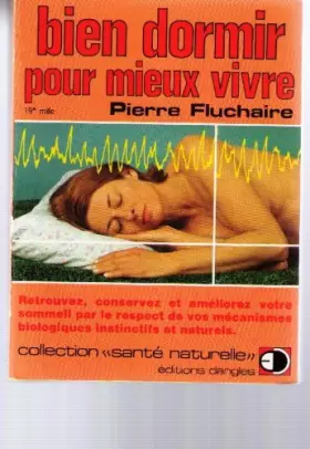 Couverture du produit · Bien dormir pour mieux vivre