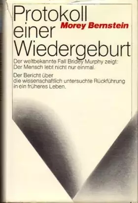 Couverture du produit · Protokoll Einer Wiedergeburt