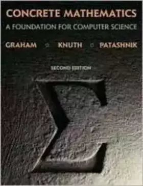 Couverture du produit · Concrete Mathematics: A Foundation for Computer Science (2nd Edition)